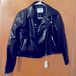 Women’s Faux Leather Moto Jacket
